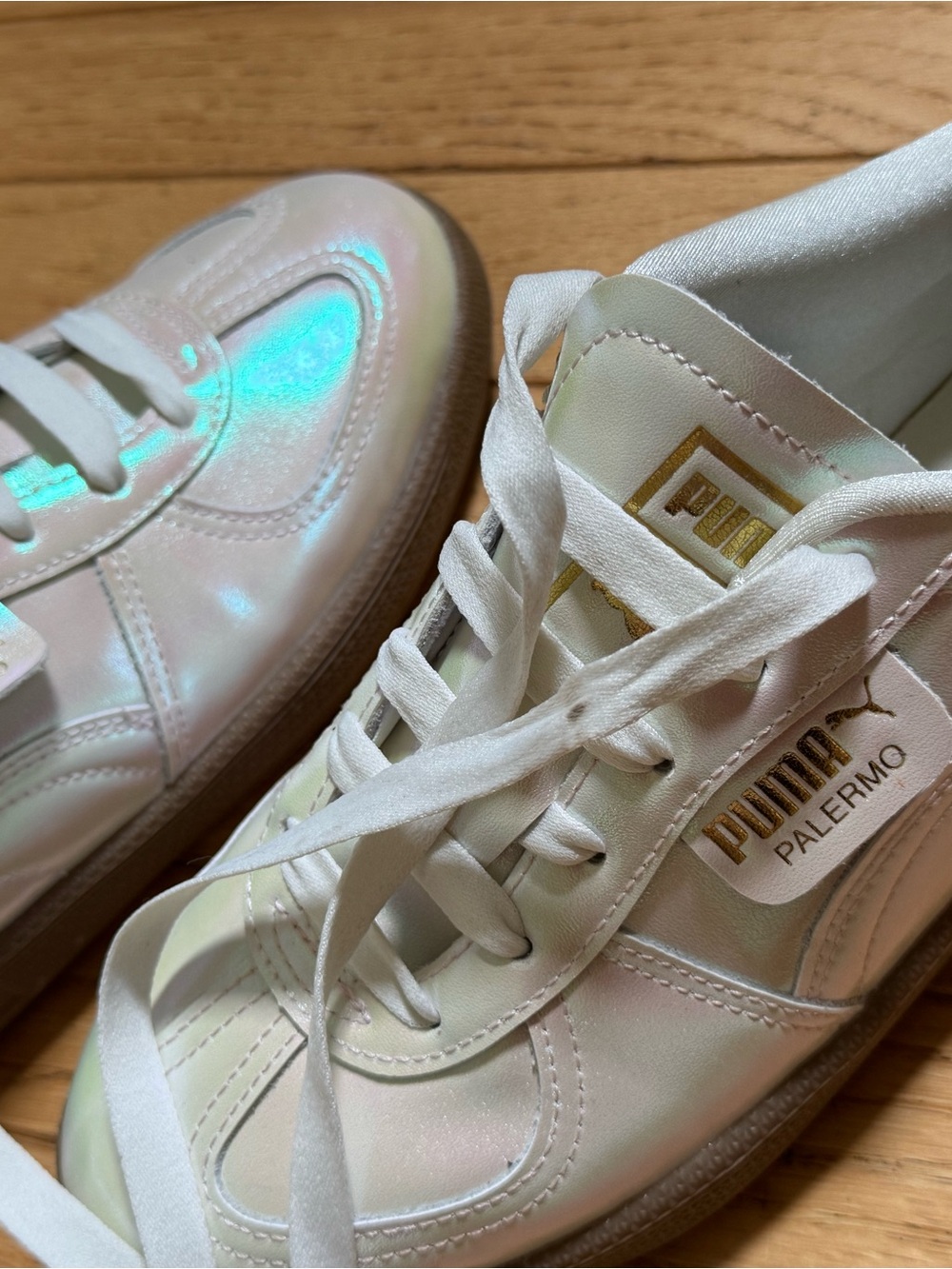 Puma Iridescent Lace-Up Sneakers - Picture 12 of 16